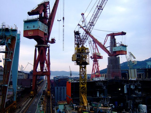 Sasebo Heavy Industries shipyard