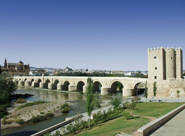 Roman Bridge Guadalquivir River Córdoba Spain