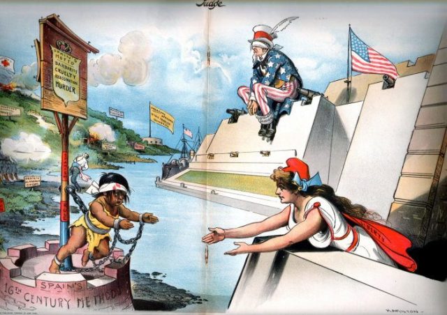 Uncle Sam Columbia Pax Americana Empire of Liberty Monroe Doctrine